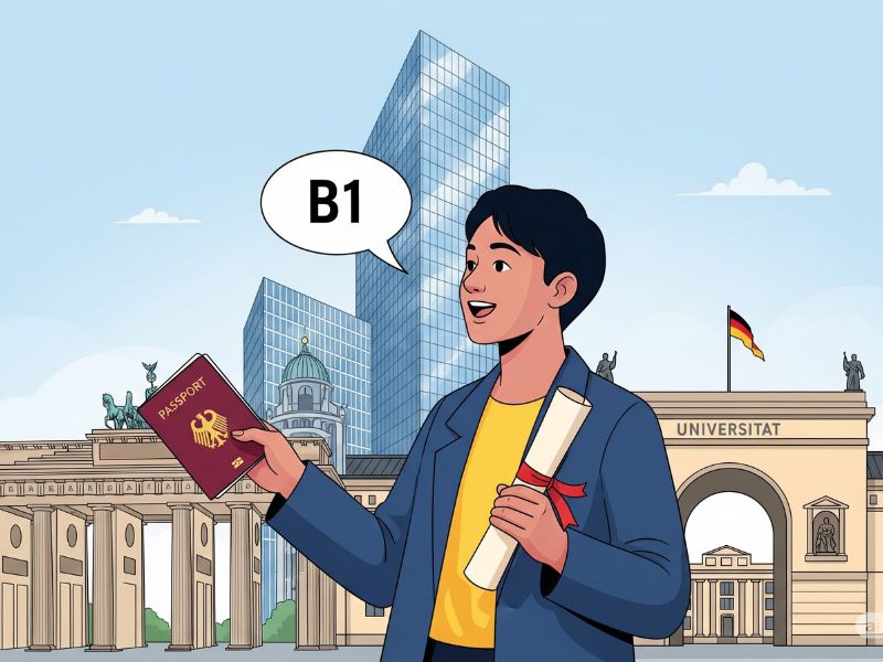 Luyện nói tiếng Đức B1: Chinh phục mục tiêu du học và làm việc tại Đức