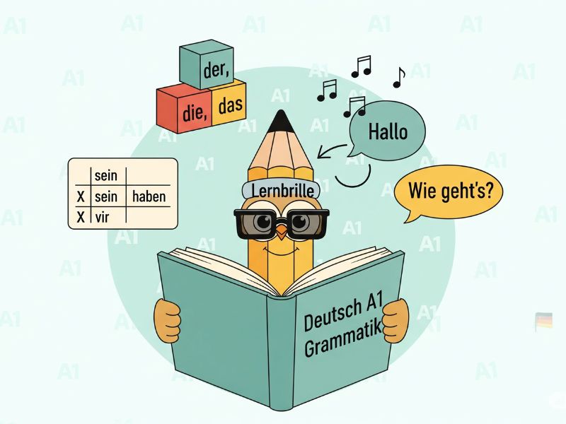 Ngữ pháp tiếng Đức A1: Khởi đầu vững chắc cho hành trình chinh phục tiếng Đức!