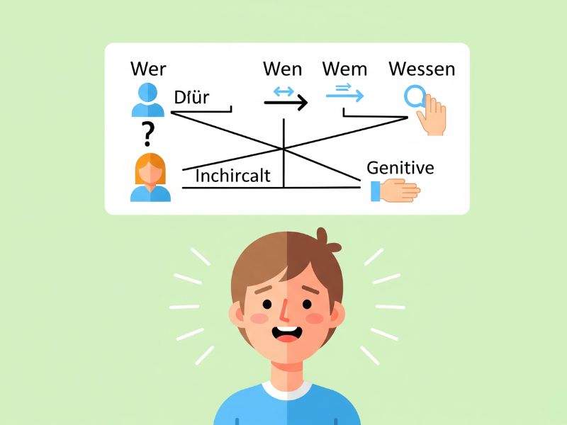 Học Tiếng Đức: Đừng “Đau Đầu” Với Câu Hỏi “Wer”, “Wen”, “Wem”, “Wessen” Nữa!